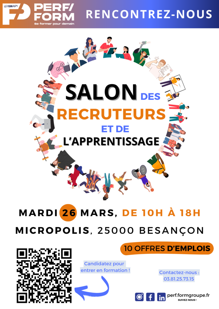 Visuel réalisé pour la promotion du "Salon des recruteurs"